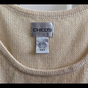 Chico’s sleeveless knit top XL Chico’s 3